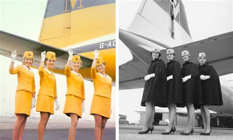 S T Y L E Monarch Airlines Cabin Crew Uniforms Through The Ages Fox