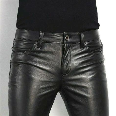 Pin By David On Mens Leather Pants Mens Leather Pants Leather Jeans