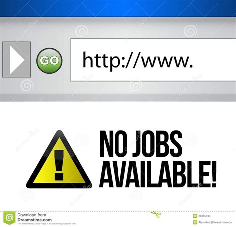No Jobs Available Stock Images - Image: 28355434