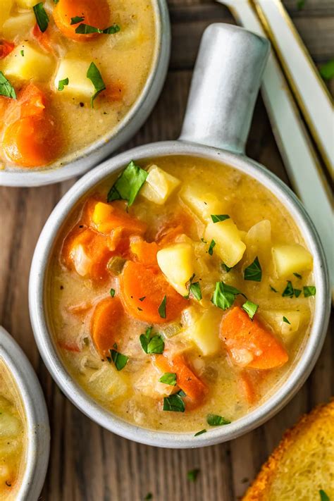 Maybe you would like to learn more about one of these? Cheesy Potato Soup Recipe (Potato Chowder) - The Cookie ...