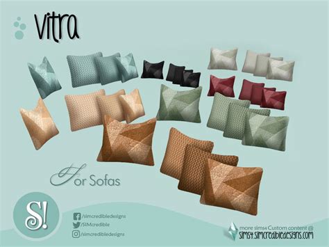 The Sims Resource Vitra 4 Cushions