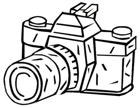 Camera Coloring Page Coloring Home