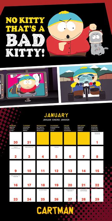 South Park Wall Calendars 2022 Large Selection