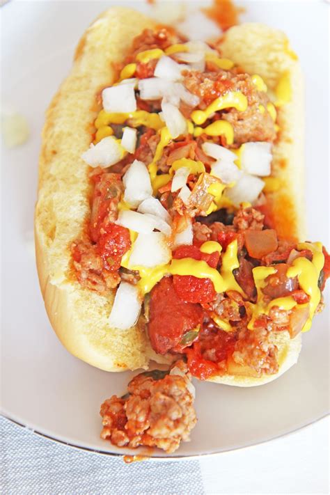 The Best Chili Hot Dog Chop Happy