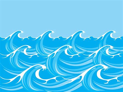 Ocean Sea Waves Vector 226345 Vector Art At Vecteezy