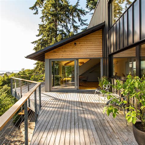 Shed Designs Net Zero Hillside Refuge With Views Of Puget Sound