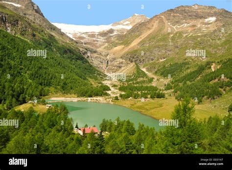 Switzerland Lago Bianco From The Bernina Express Train Mountain