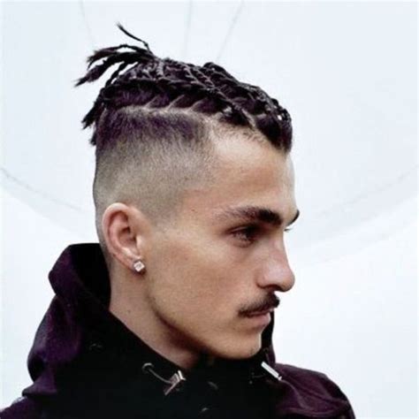 Divide the hair at the front of your head into 3 sections. mohawk hairstyles braids | MEN'S SHORT HAIRSTYLES | Pinterest | For men, Hairstyles and Braids