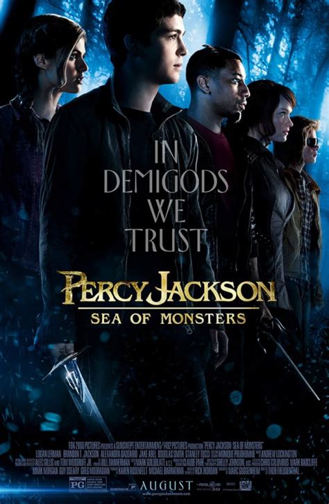 Percy Jackson Sea Of Monsters Movie Poster 8 Of 11 Imp Awards