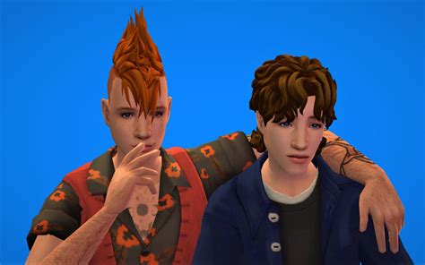 Pin On Sims 2 Male Hairs