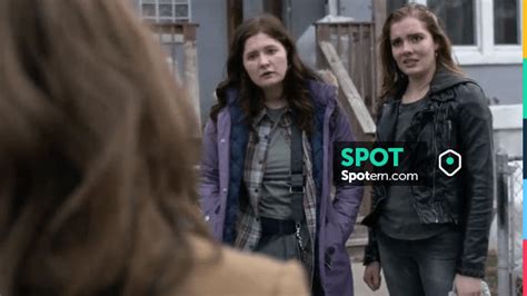 Black Leather Moto Jacket Worn By Mandy Milkovich Emma Greenwell In