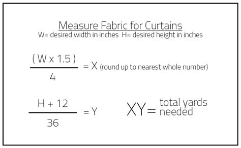 How To Measure For Curtains Curtain Calculator For Yardage