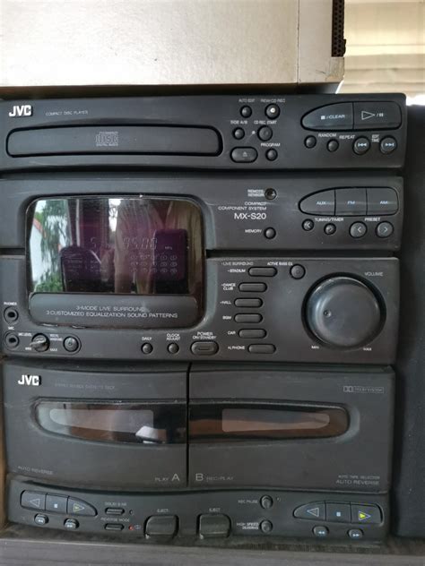 JVC MX S20 POWERFUL BASS COMPACT HI FI STEREO COMPONENT SYSTEM Audio