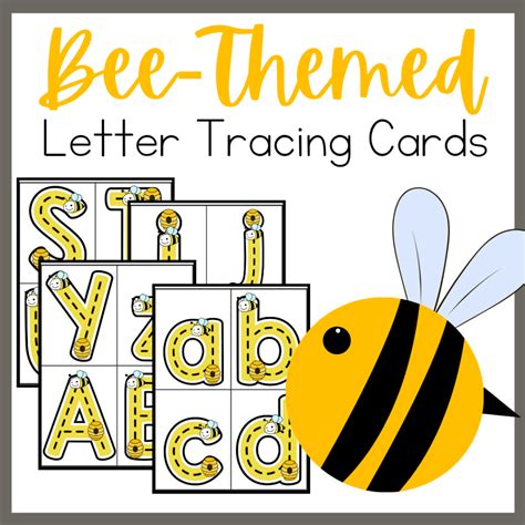 Bee Abc Tracing Cards