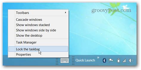 How To Bring Back The Quick Launch Bar In Windows 8
