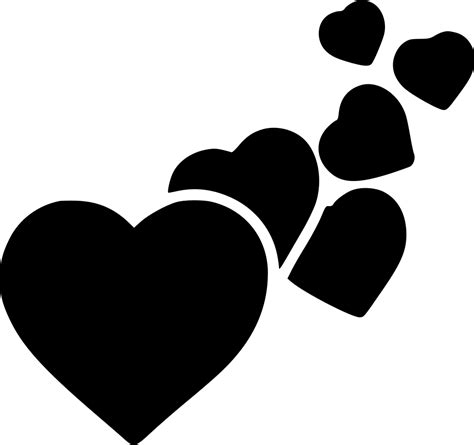 Hearts I Svg Png Icon Free Download (#572945) - OnlineWebFonts.COM