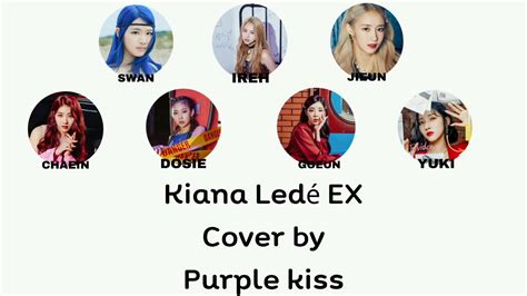Thaisub Purple Kiss Ex Cover Kiana Led Youtube