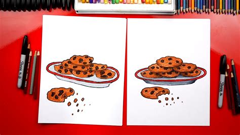 We are talking about hot delicious pita with vegetable filling. How To Draw A Plate Of Cookies For Santa - Art For Kids Hub