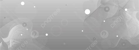 Gray White Wavy Flower Business Technology Banner Background Wave