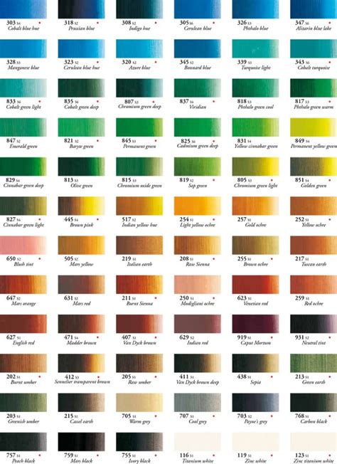 Natural Earth Paint Color Mixing Chart Color Mixing Chart Colorful