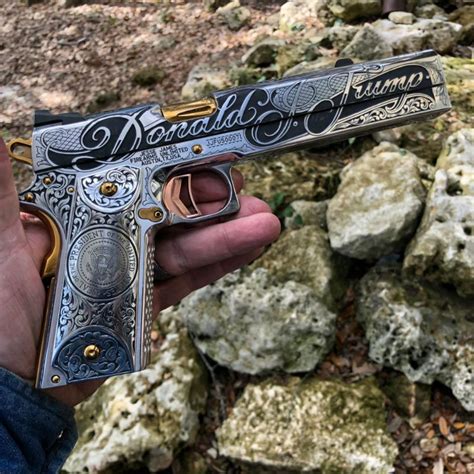 Jesse James Designs Spectacular 1911 Handgun For President Trump