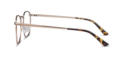 St Michel Round Rose Gold Full Rim Eyeglasses Eyebuydirect