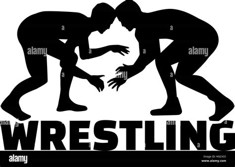 Wrestling With Fighter Stock Vector Image And Art Alamy