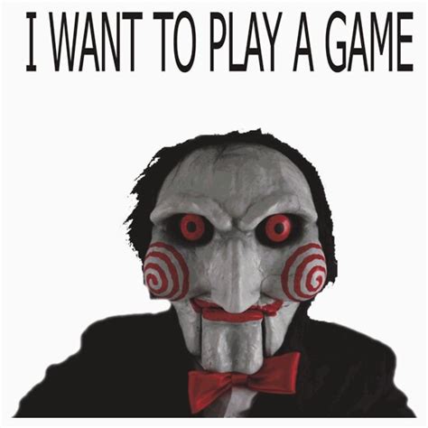 "SAW - I want to play a game" T-Shirts & Hoodies by xdibux | Redbubble