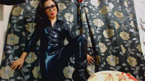 Asian Ladyboy Mistress Wearing Catsuit And Boots Youtube