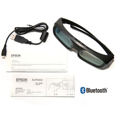 New Product Active 3d Bluetooth Rf Glasses Eyewear For Epson Lcd 3d Projectors Tw5200 Tw8515