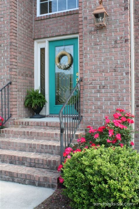 Depends on what kind of door you are comfortable building. Color Me Turquoise - Sand and Sisal
