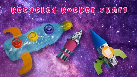 Recycled Rocket Craft 🚀🚀🚀 Make Your Own Rockets Using Materials From
