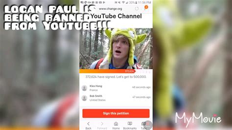 Logan Paul Is Being Banned From Youtube Over 370k