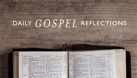 Free Daily Gospel Reflections