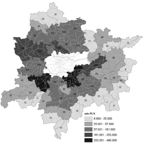 Projection Of The Value Of Time Lost From Commuting To Cracow From