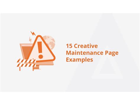 15 Creative Maintenance Page Examples Uplabs