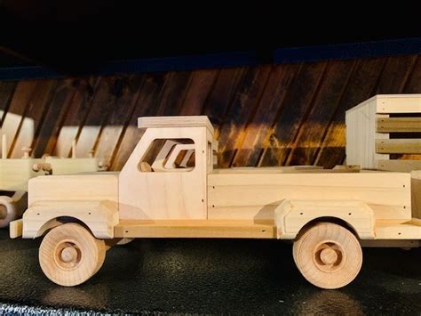 Amish Wooden Toy Pickup Truck By Dutchcrafters Amish Furniture