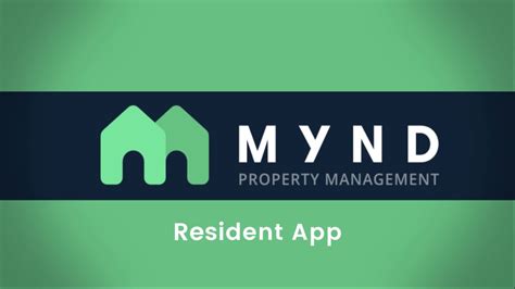 Mynd Property Management Resident App Demo Youtube