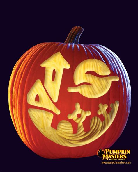 Engrave Yard Pattern From The Pumpkin Masters Surface Carving Kit