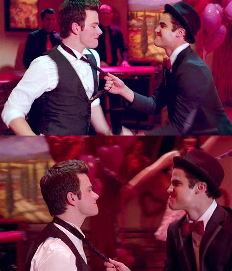 Kurt And Blaine S3 Ep13 Heart Chris Colfer Darren Criss Glee