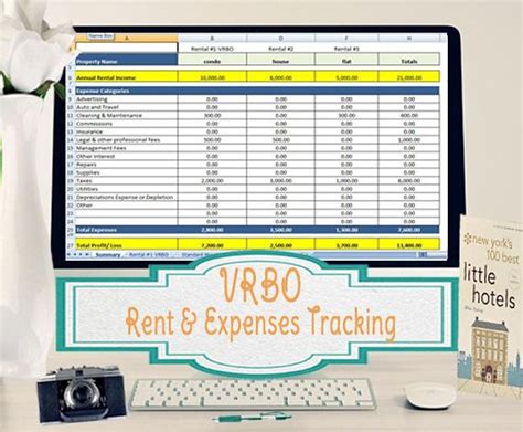 Vacation Rental Income And Expense Tracking Template Short Term