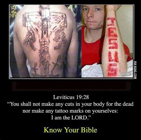 Leviticus 1928 You Shall Not Make Any Cuts In Your Body For The Dead Nor Make Any Tattoo Marks