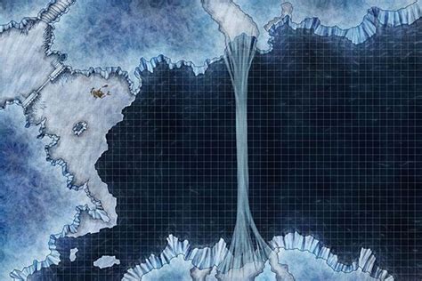 Web Preview Of Fantasy Glacier Ice Battle Map Fantasy Places Fantasy