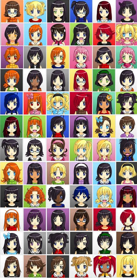 Camp Sherwood Female Characters Wanime Face Maker By