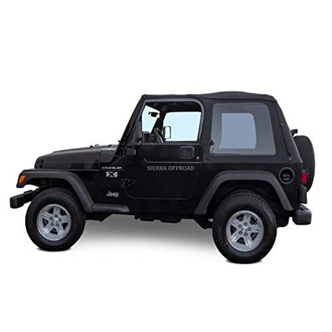 Sierra Offroad Soft Top Replacement For Jeep Wrangler Tj Blackdogmods