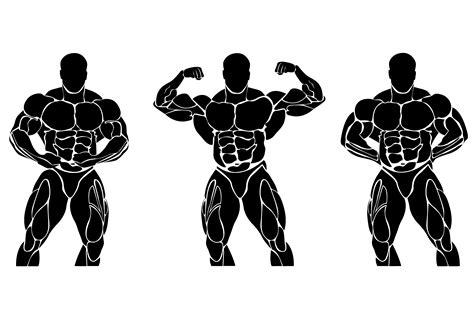 Bodybuilding Powerlifting Icon ~ Illustrations ~ Creative Market
