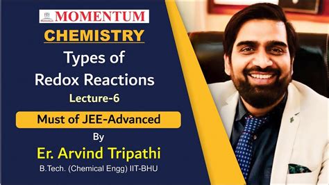 Chemistry For Iit Jee Types Of Redox Reactions Lecture 6 Momentum