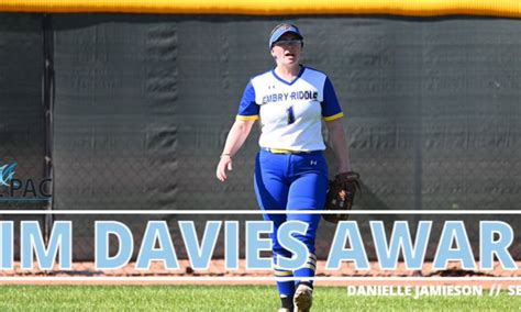 Danielle Jamieson Named Cal Pac Scholar Athlete Of The Year Vanessa Brink Named Naia All