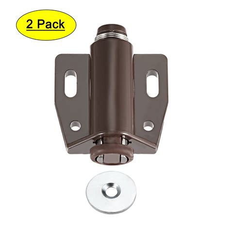 Magnetic Touch Catch Latch Closures Nylon Brown For Cabinet Door