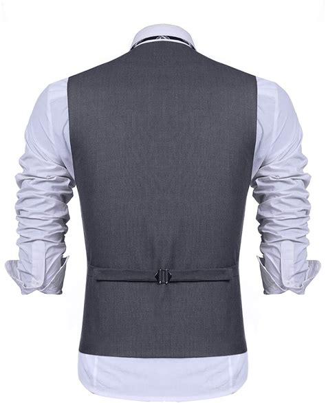 COOFANDY Men S Business Suit Vest Slim Fit Dress Vest Wedding Waistcoat